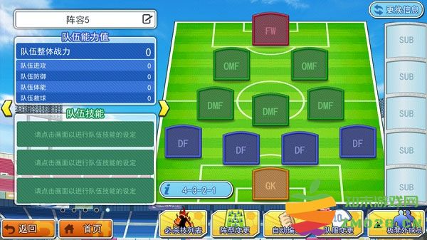 队长小翼最强十一人队伍属性 队长小翼最强十一人队伍属性