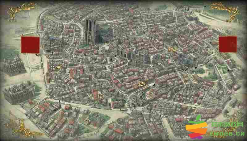 刺客信条:大革命隐藏道具位置全收集地图 刺客信条:大革命隐藏道具位置全收集地图