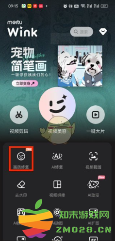 wink怎么把视频变成实况 wink怎么修复视频画质 wink怎么把视频变成实况 wink怎么修复视频画质