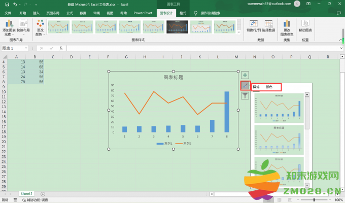 Excel怎么制作组合图表