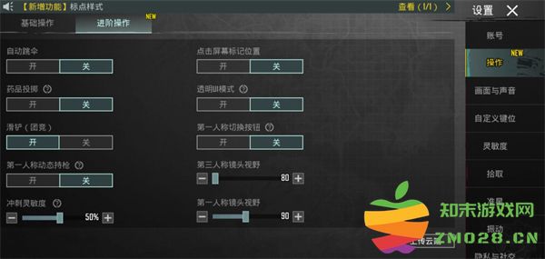 pubg和平精英亚服键位设置教程