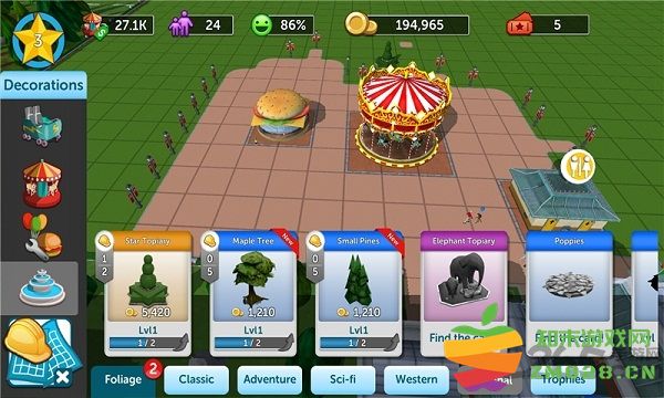 过山车大亨安卓破解版 v3.42.1 汉化版 3