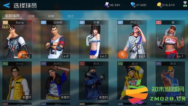 街篮2球员介绍