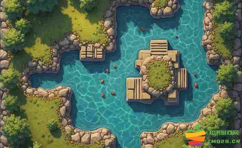 摩尔庄园手游河童兽水潭钓鱼攻略及全地图最佳垂钓路线分析
