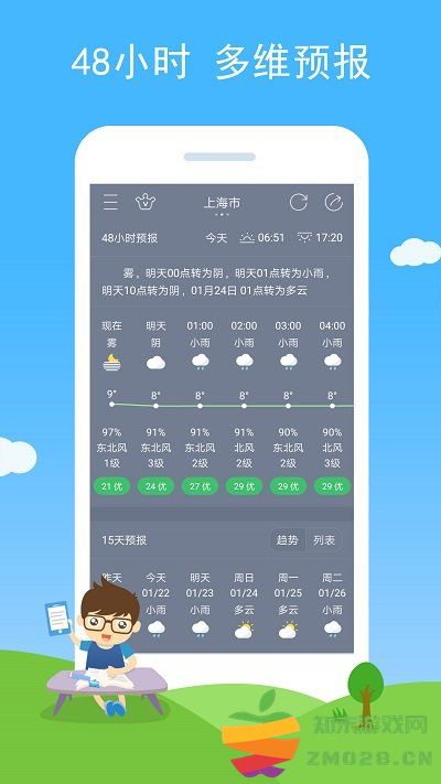 七彩天气预报app v3.07 安卓语音播报版 3