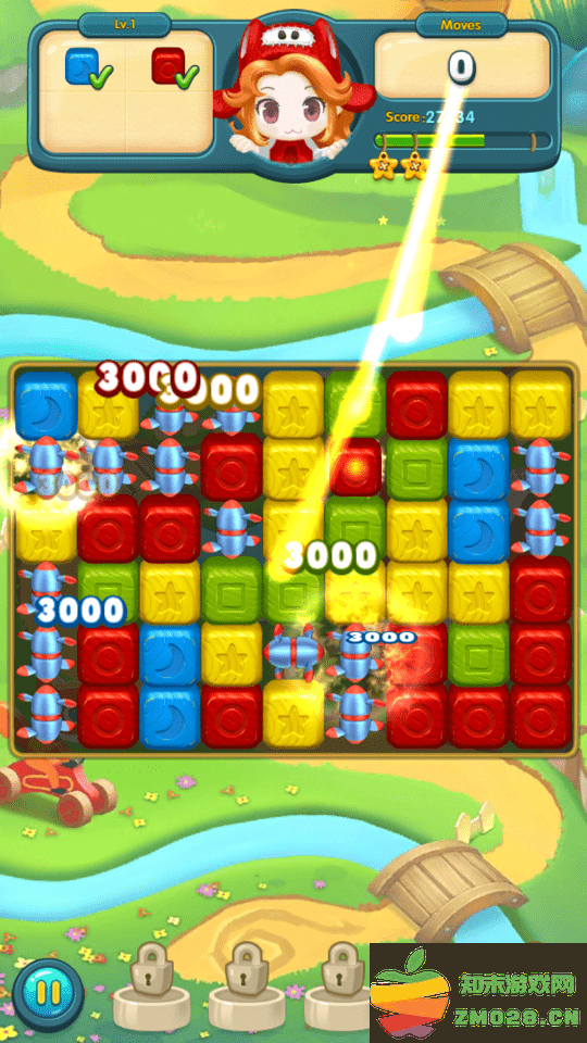 星光大爆最新版(Pop Star: Cube Crush) v1.0 安卓版 0