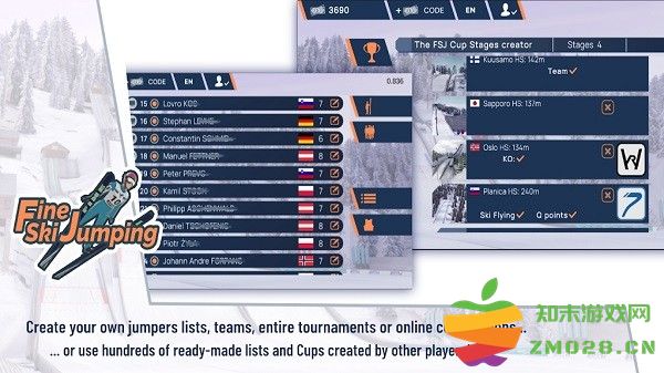精细跳台滑雪游戏(fine ski jumping) v0.877 安卓版 3