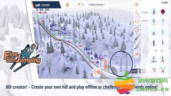 精细跳台滑雪游戏(fine ski jumping) v0.877 安卓版 2