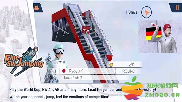 精细跳台滑雪游戏(fine ski jumping) v0.877 安卓版 1