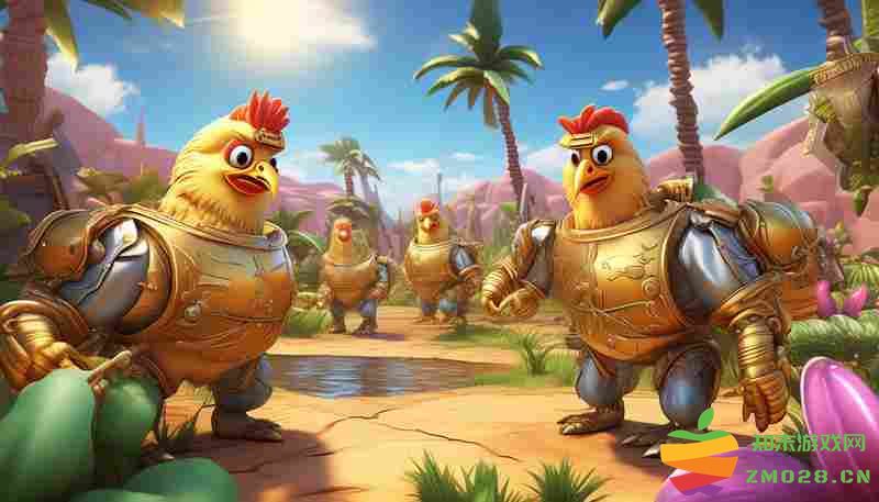 鸡械绿洲黄金稻草鸡全地图资源高效收集法